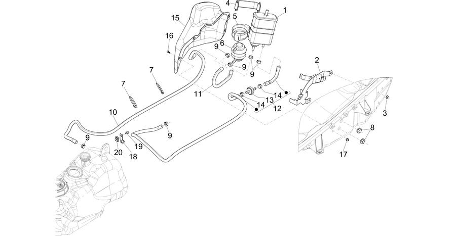 Anti-percolation system