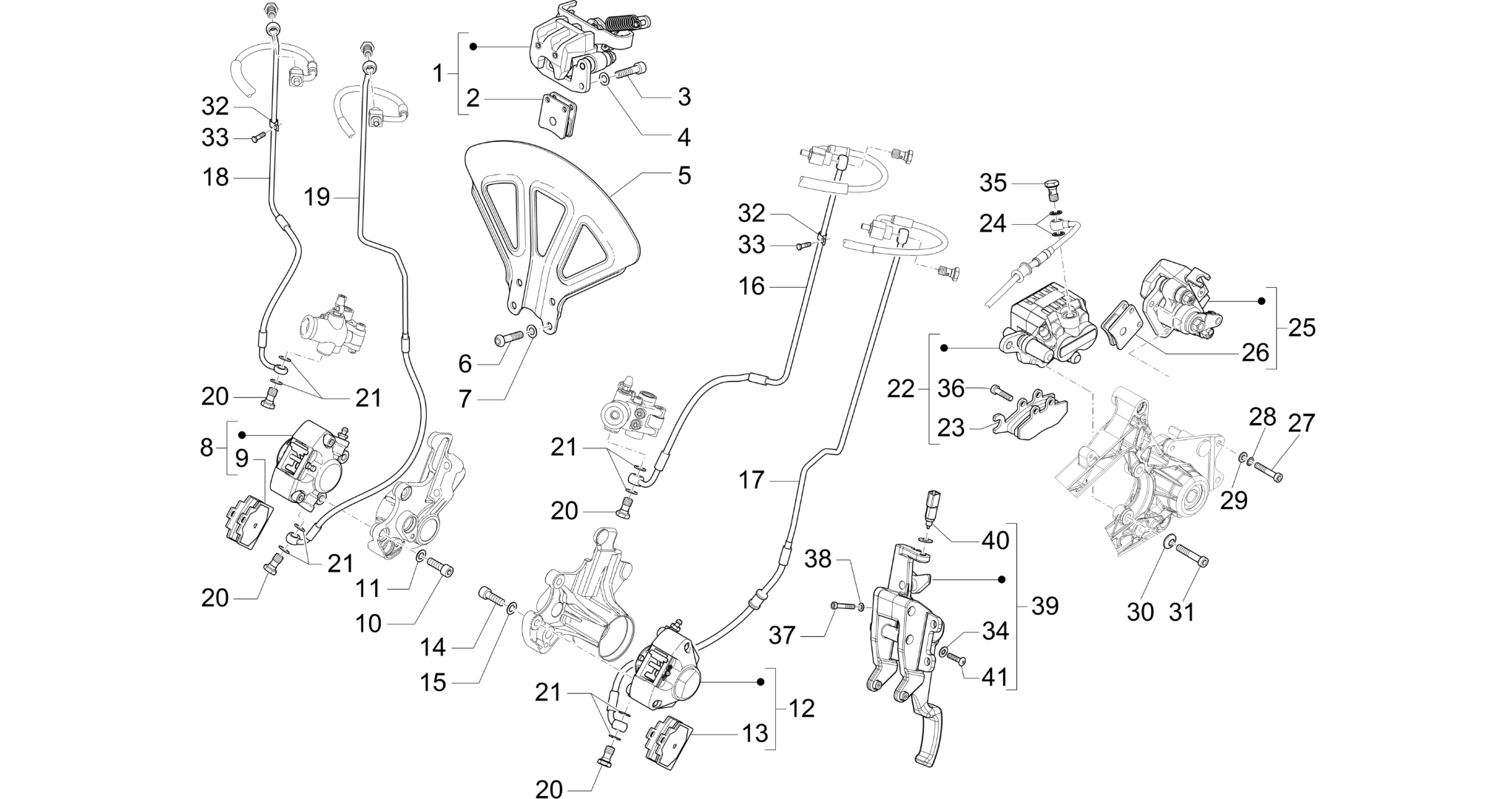 Brakes pipes - Calipers