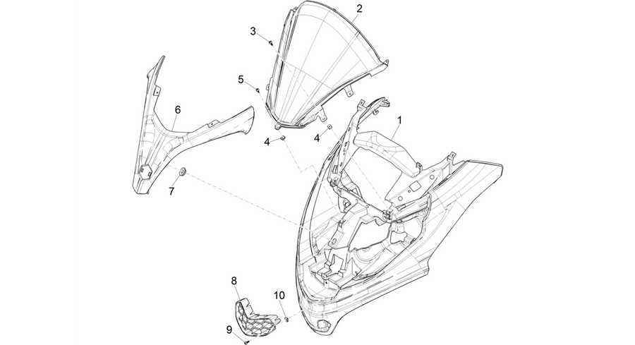 Front shield