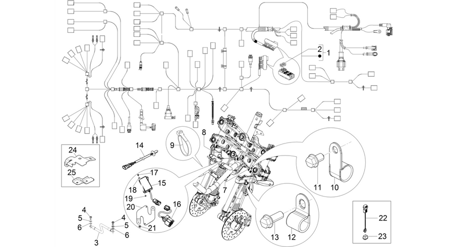 Main cable harness