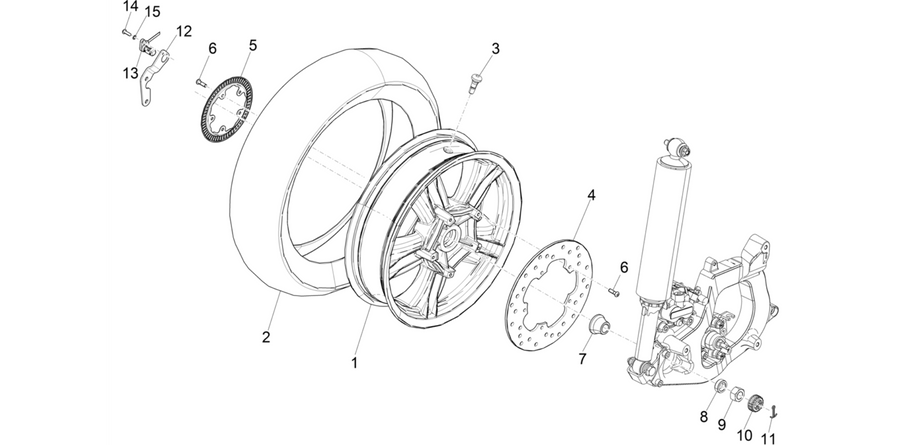 Rear wheel