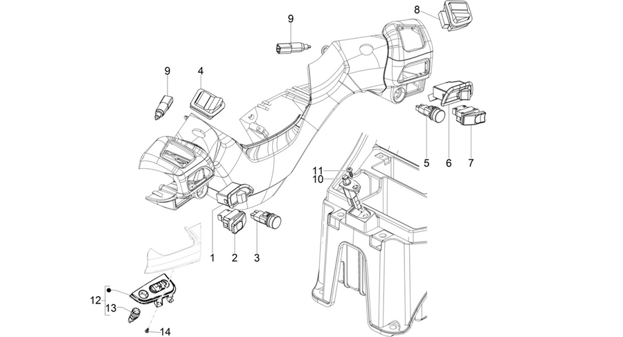 Selectors - Switches - Buttons