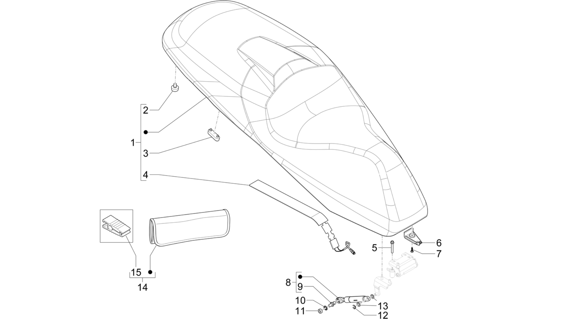 Saddle/seats