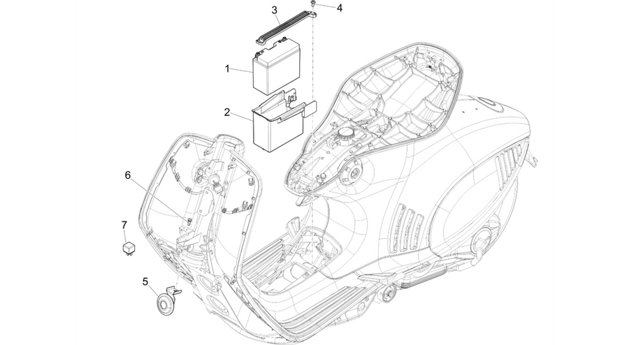 Remote control switches - Battery - Horn