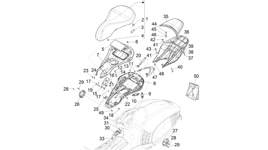 Saddle/seats
