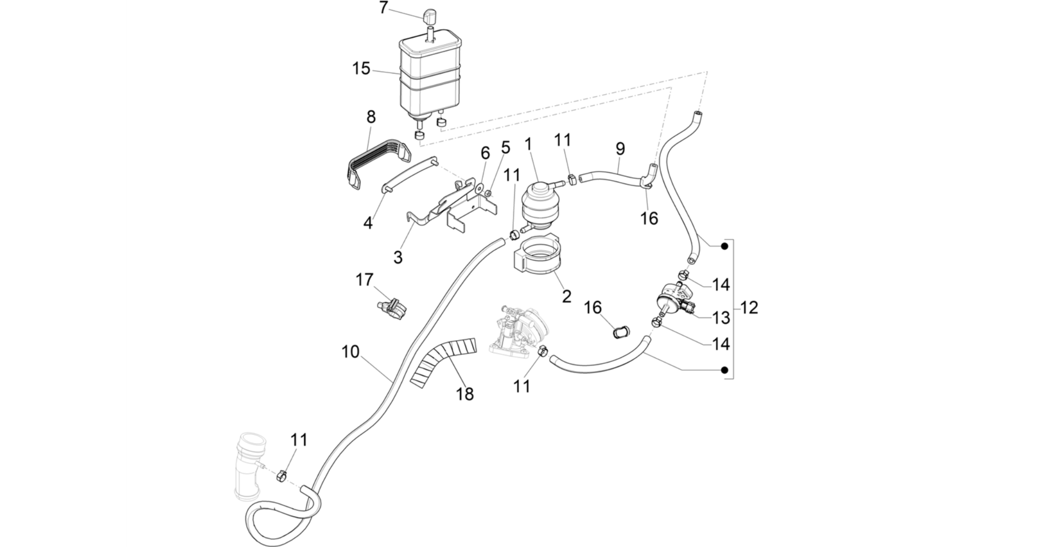 Anti-percolation system