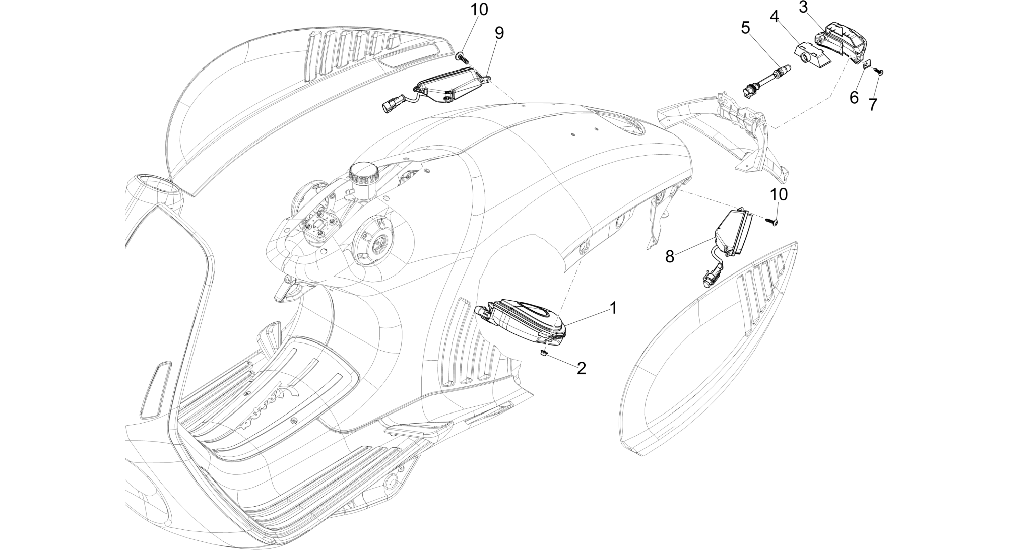 Rear headlamps - Turn signal lamps