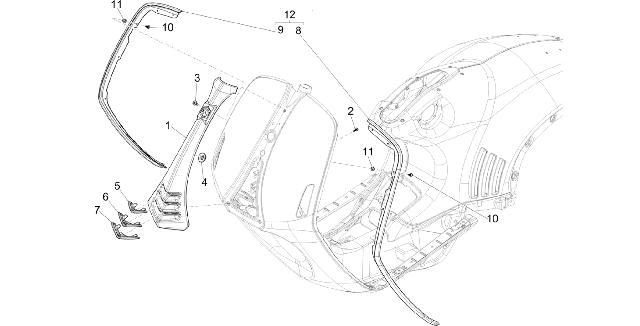 Front shield