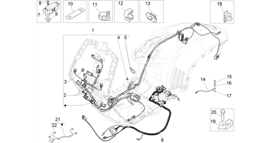 Main cable harness