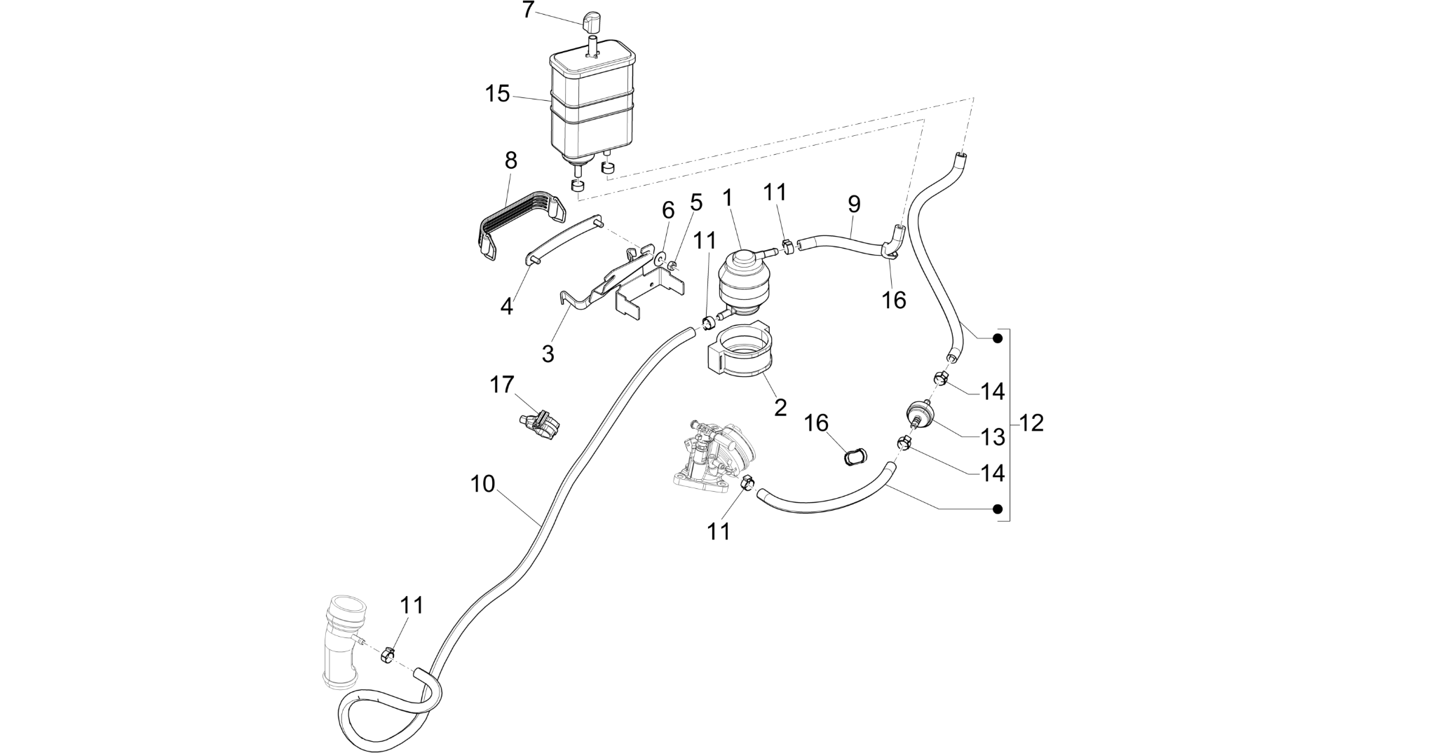 Anti-percolation system