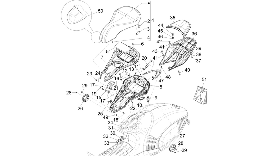 Saddle/seats