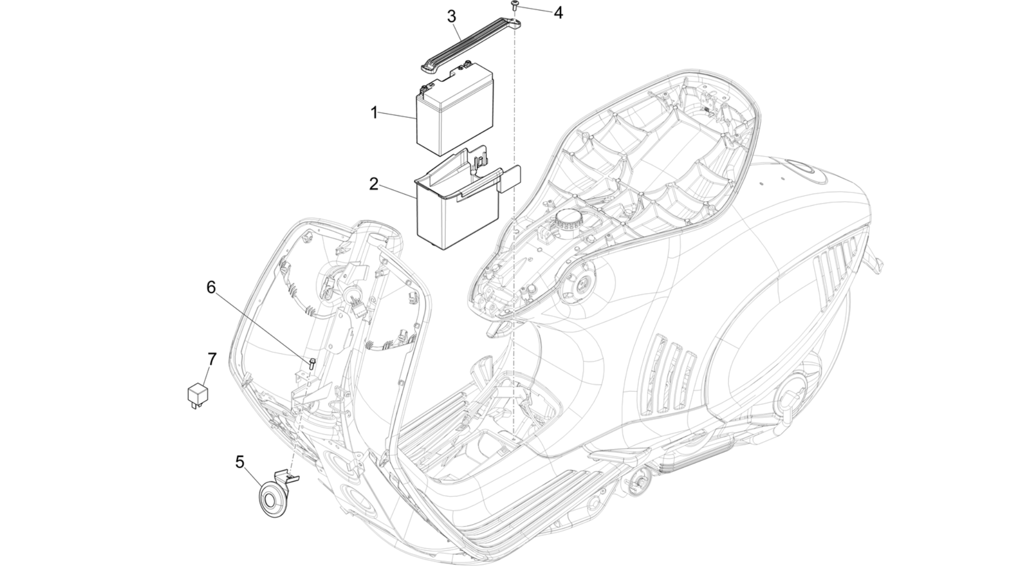 Remote control switches - Battery - Horn