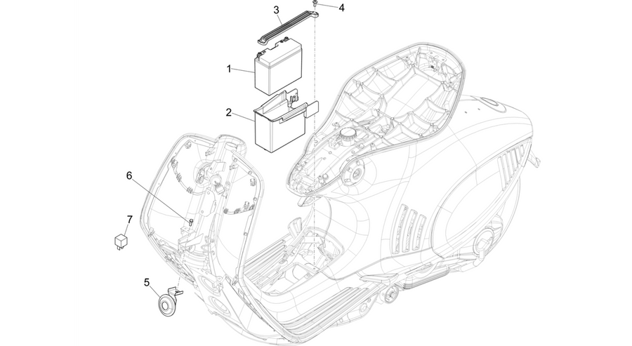 Remote control switches - Battery - Horn