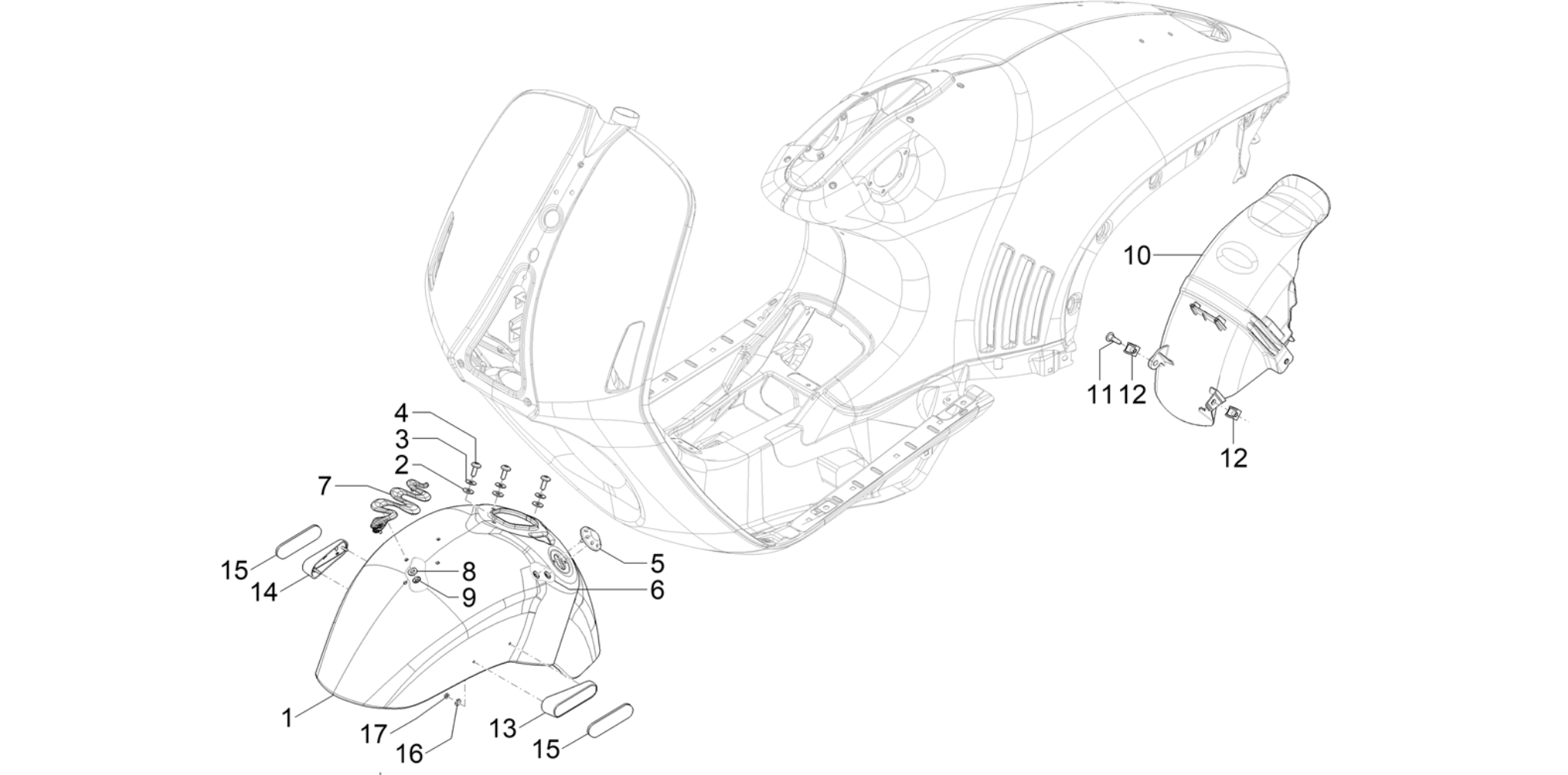 Wheel huosing - Mudguard