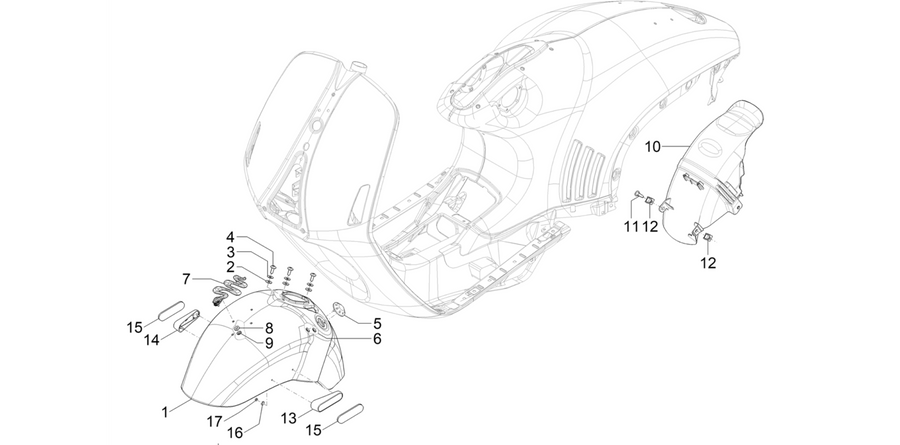 Wheel huosing - Mudguard