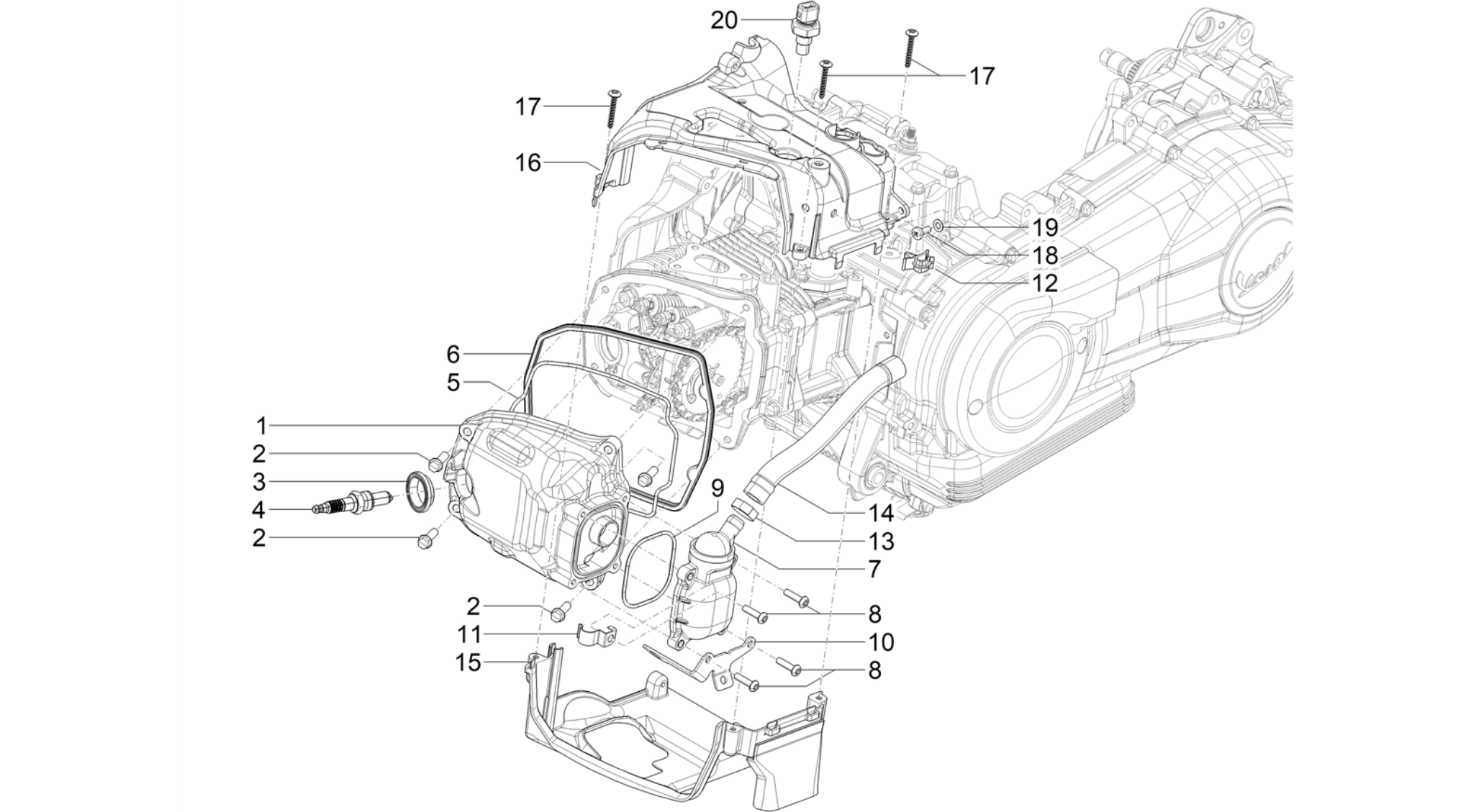 Cylinder head cover