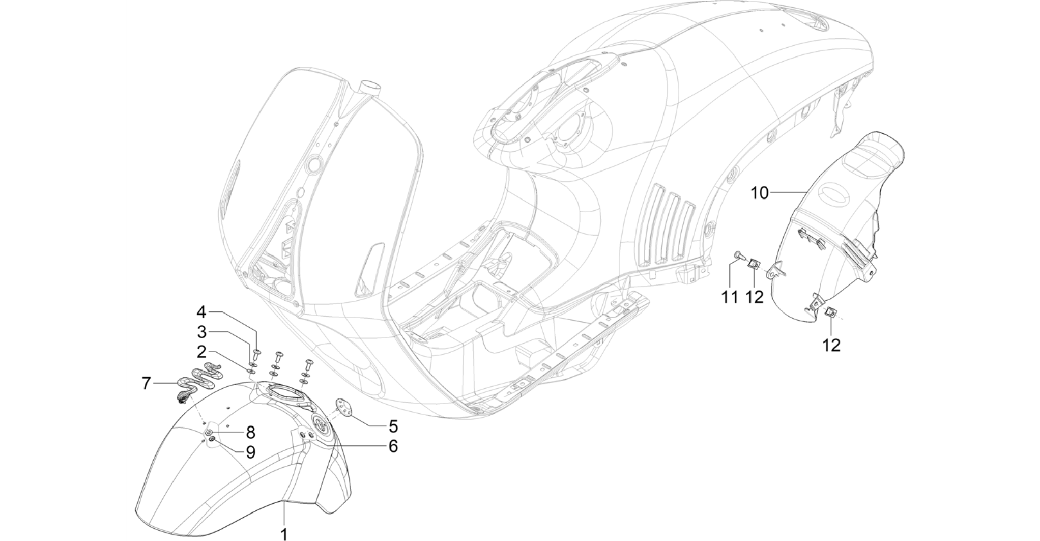 Wheel huosing - Mudguard