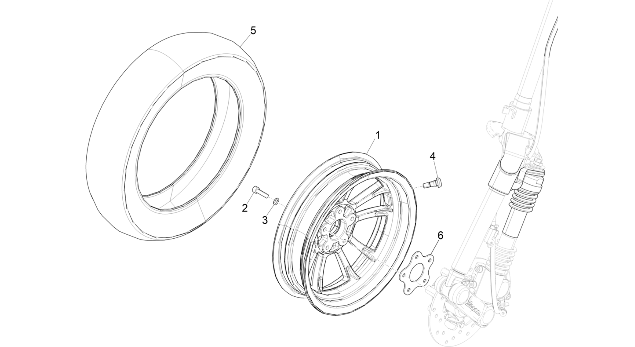 Front wheel