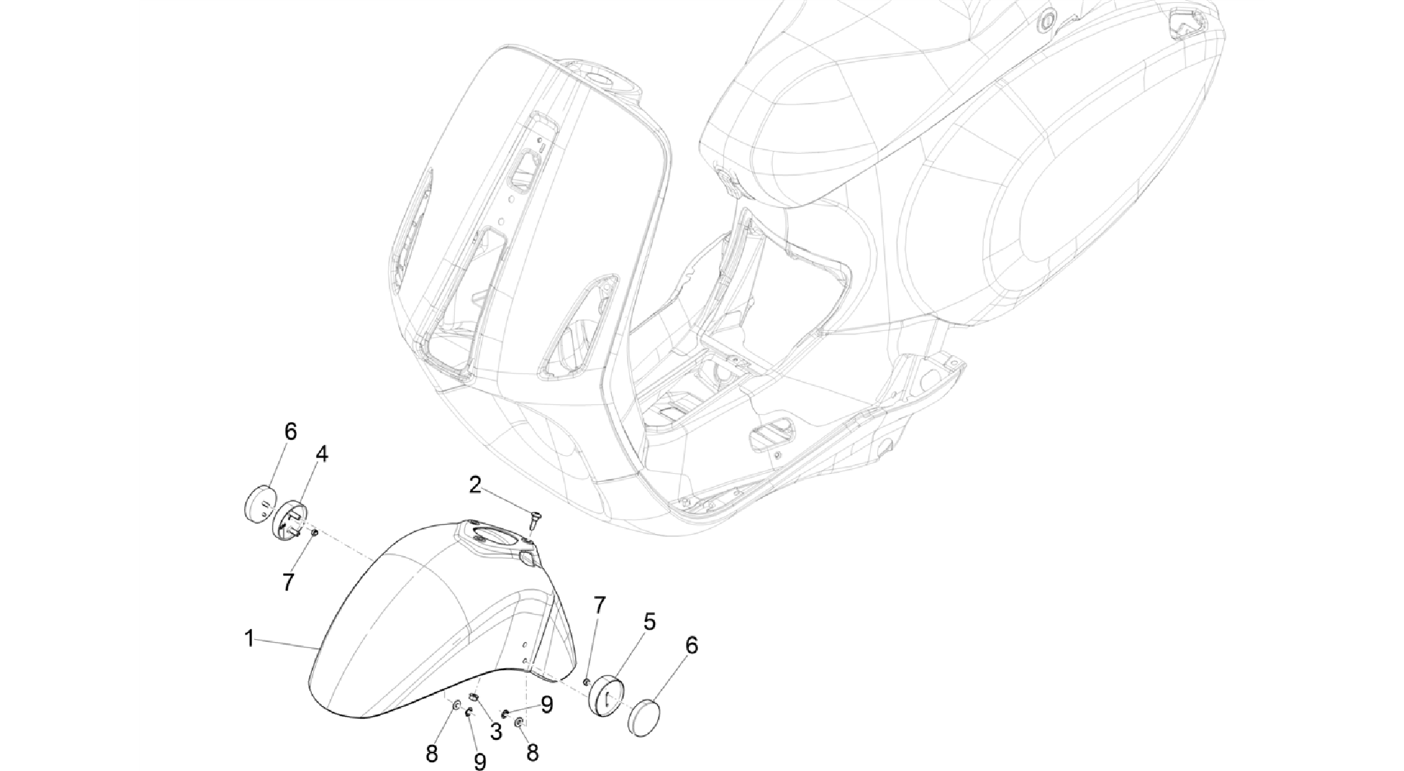 Wheel huosing - Mudguard