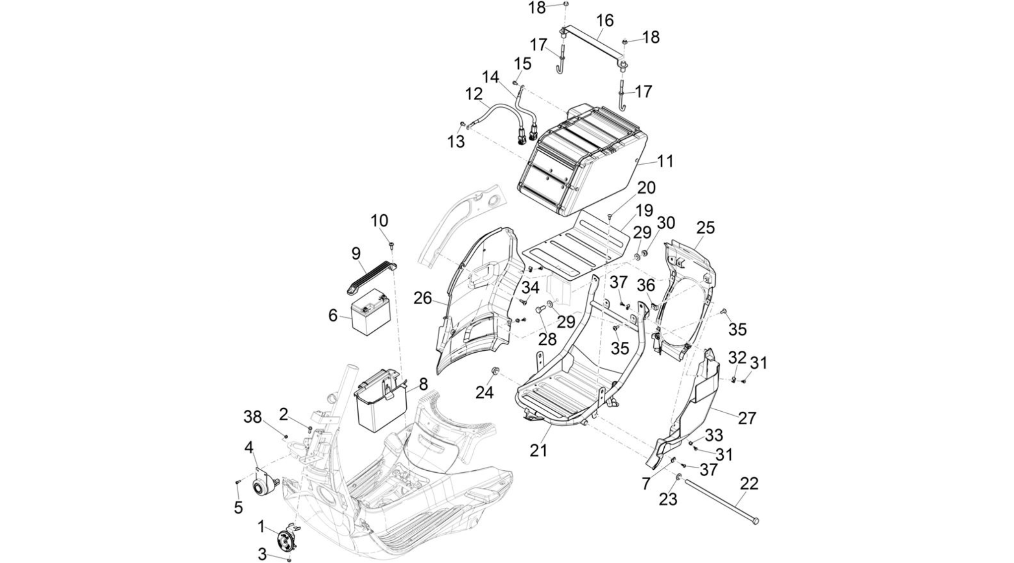 Remote control switches - Battery - Horn