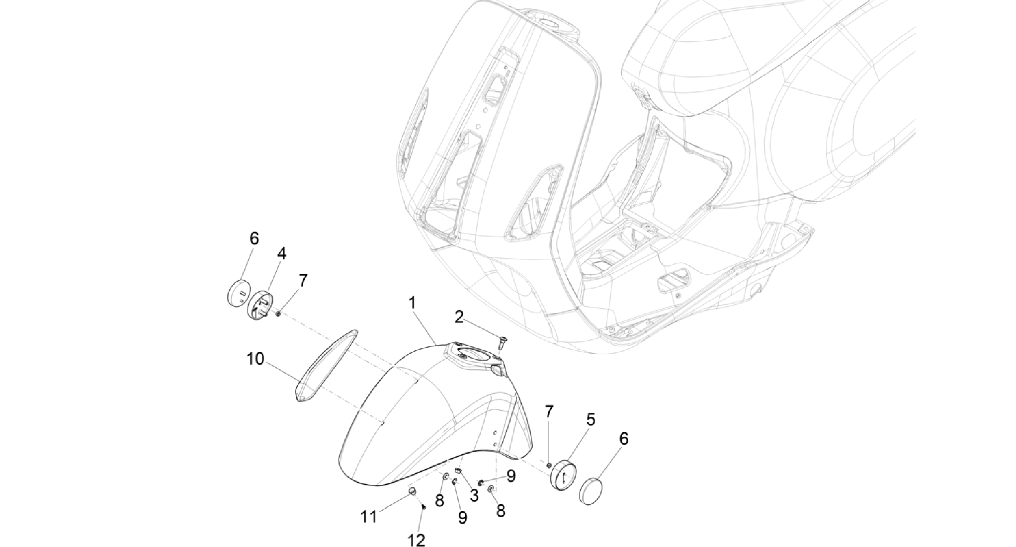 Wheel huosing - Mudguard