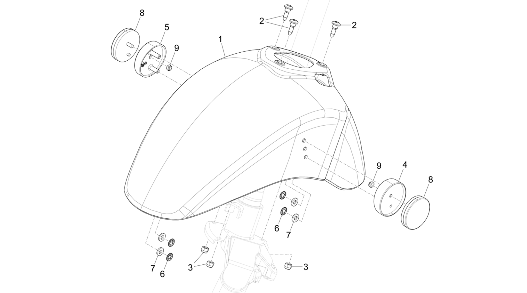 Wheel huosing - Mudguard
