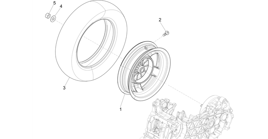 Rear wheel