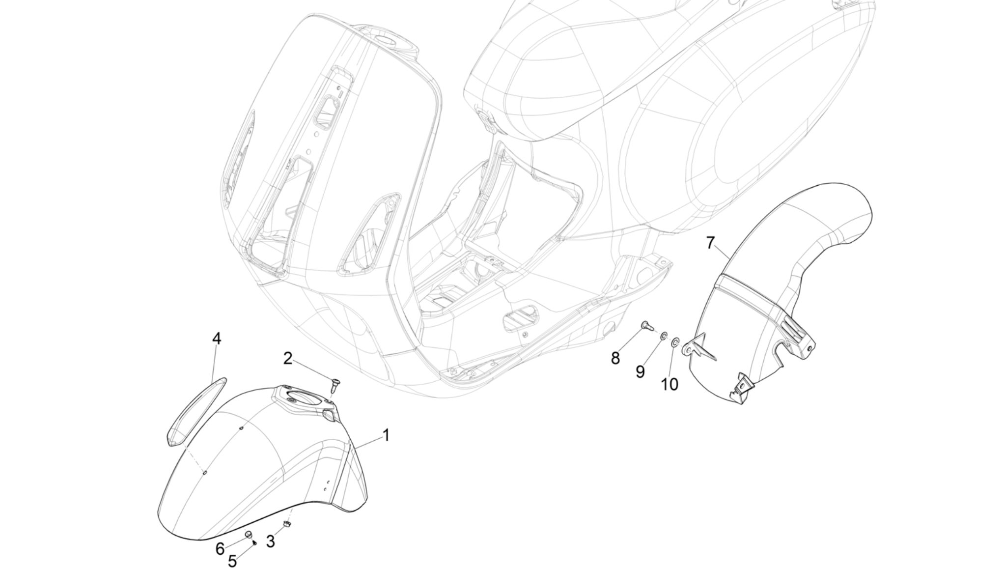 Wheel huosing - Mudguard