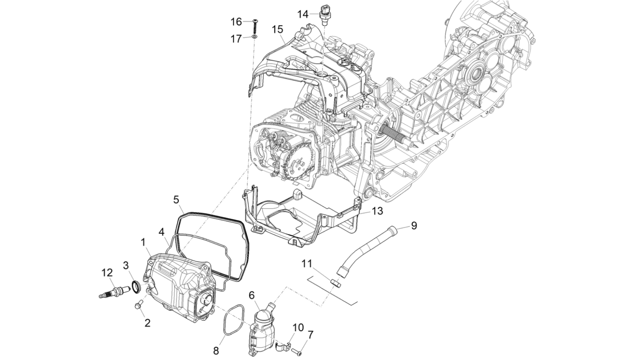 Cylinder head cover