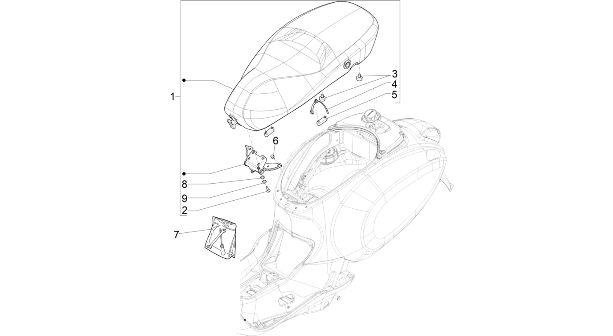 Saddle/seats