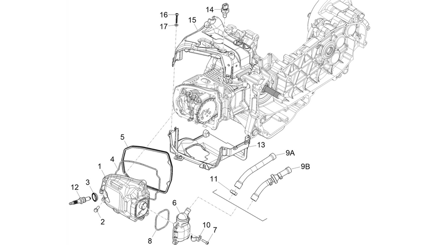 Cylinder head cover