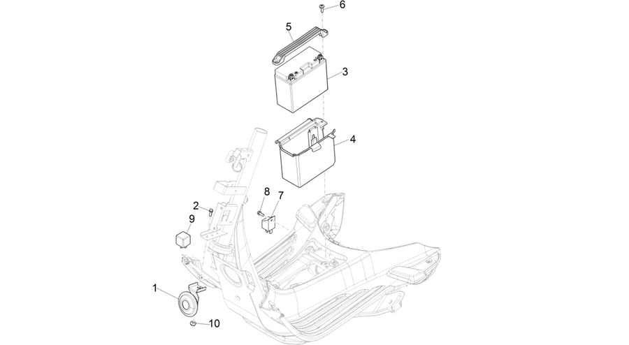 Remote control switches - Battery - Horn