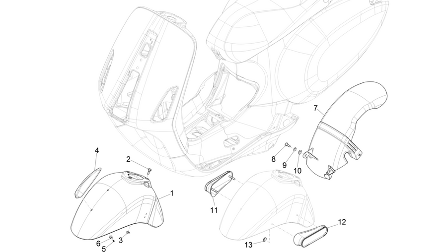 Wheel huosing - Mudguard