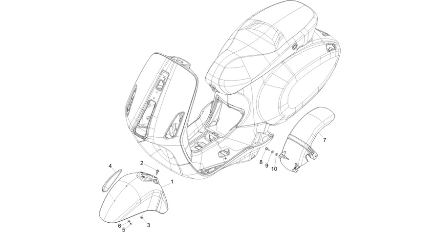 Wheel huosing - Mudguard