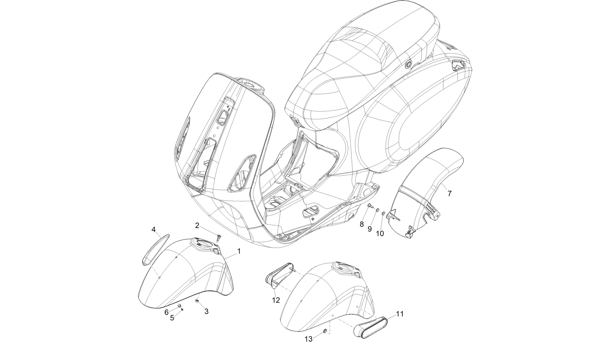 Wheel huosing - Mudguard