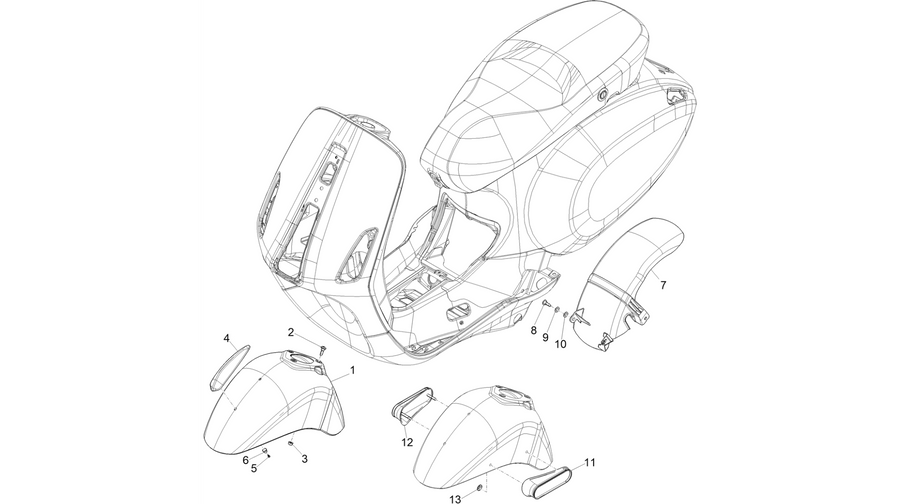 Wheel huosing - Mudguard