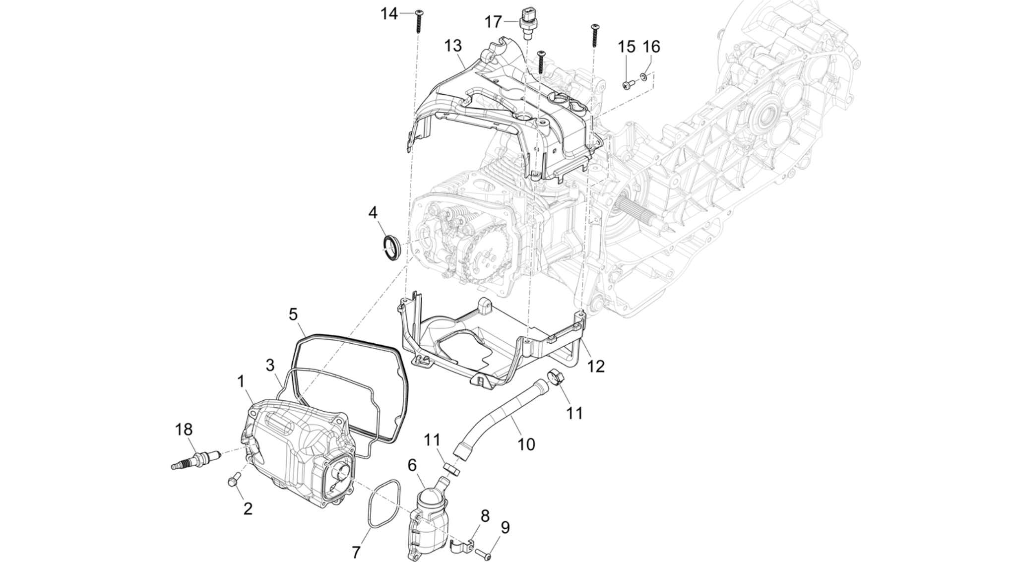 Cylinder head cover