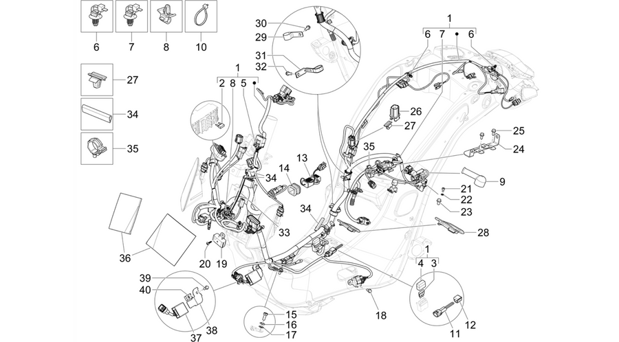Main cable harness