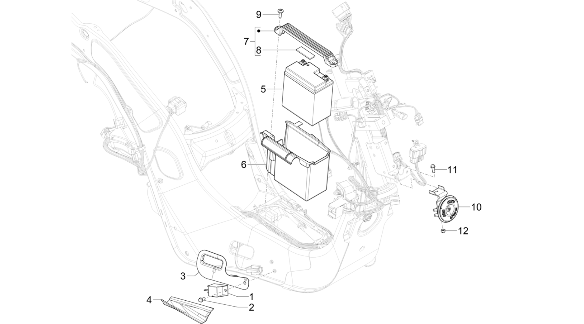 Remote control switches - Battery - Horn
