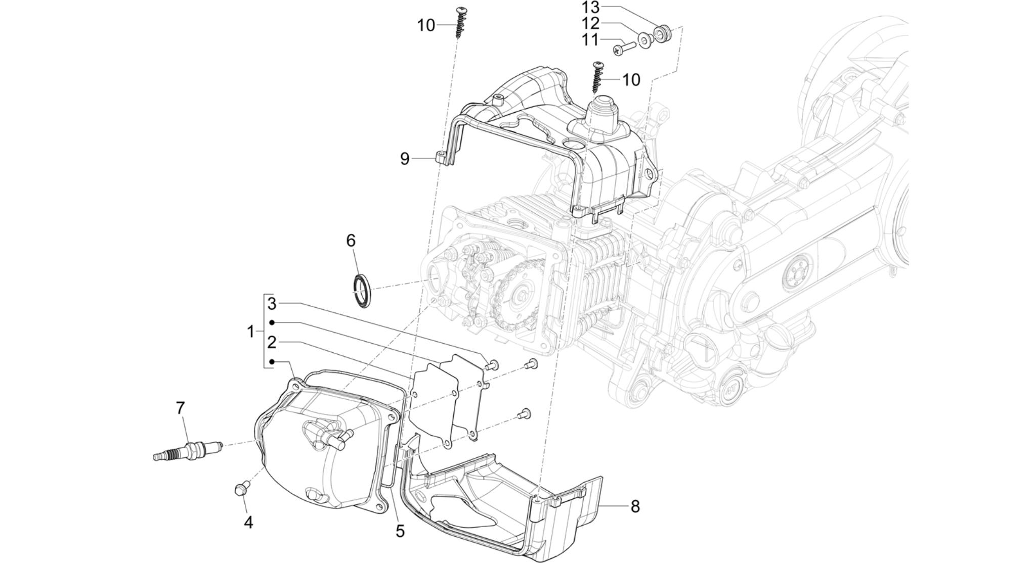 Cylinder head cover