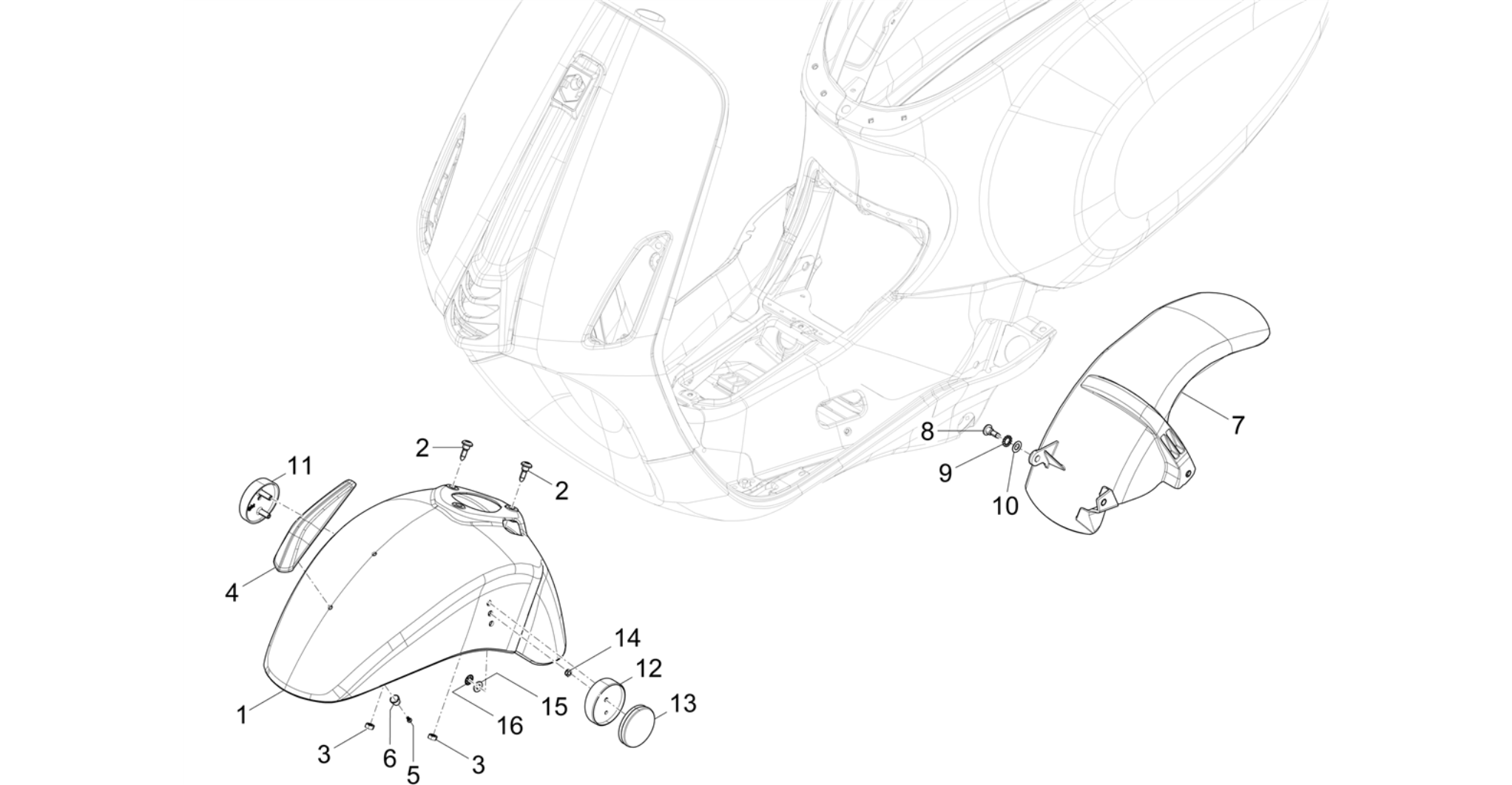 Wheel huosing - Mudguard
