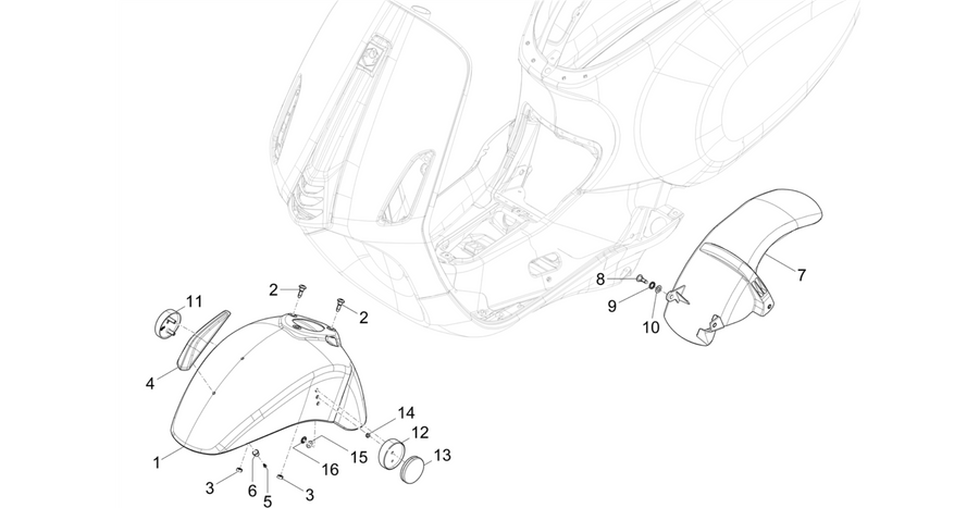 Wheel huosing - Mudguard