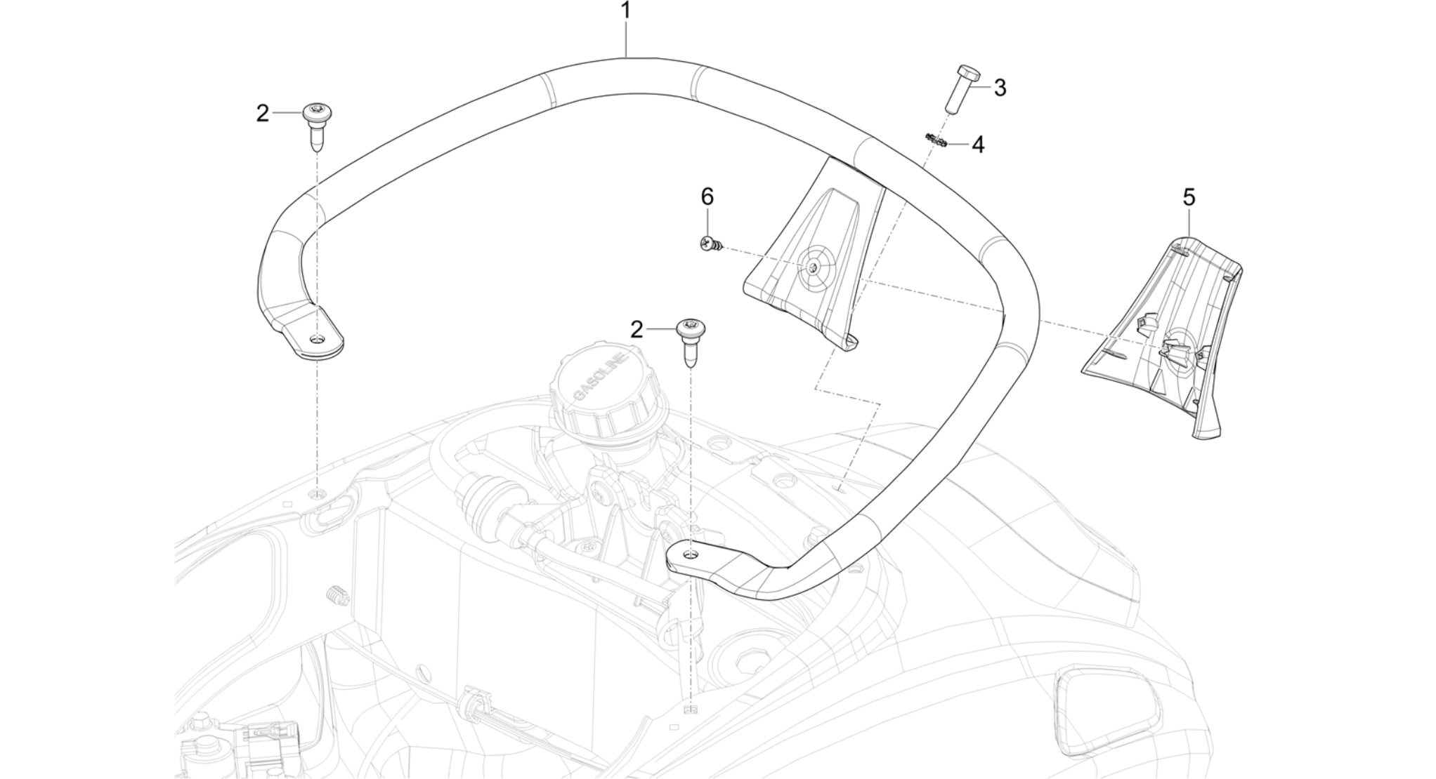 Rear luggage rack