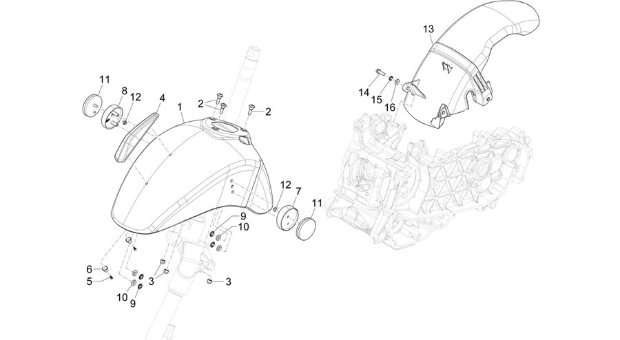 Wheel huosing - Mudguard