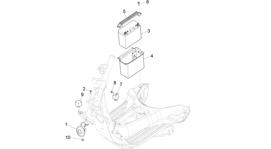 Remote control switches - Battery - Horn