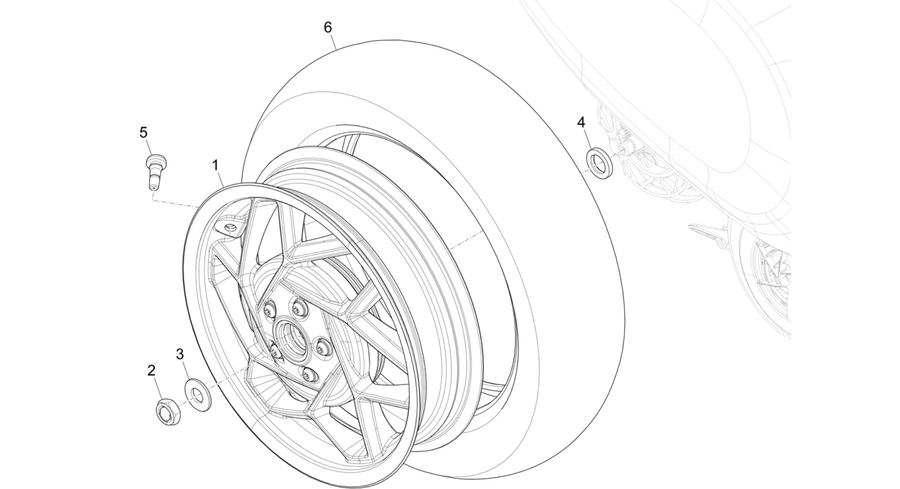 Rear wheel