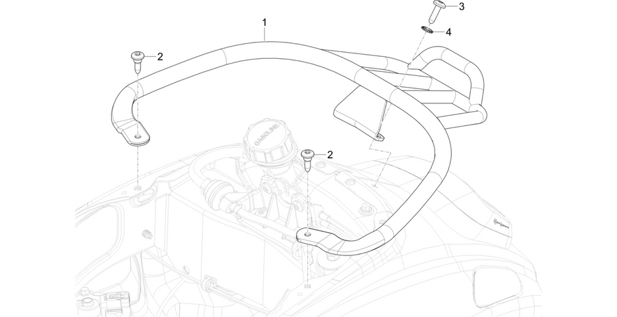 Rear luggage rack