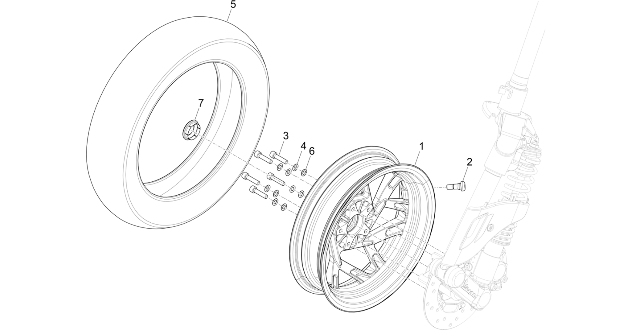 Front wheel