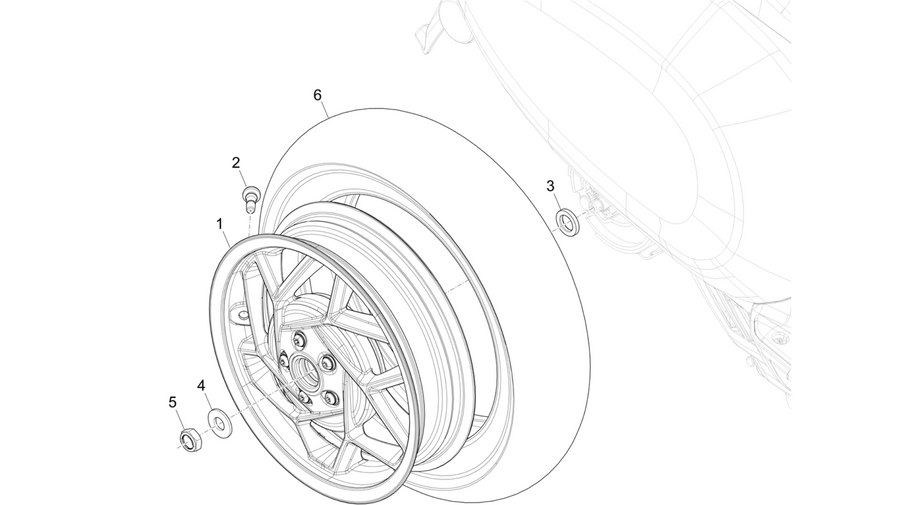 Rear wheel