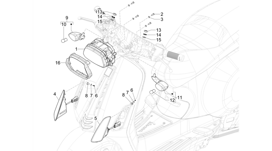 Front headlamps - Turn signal lamps